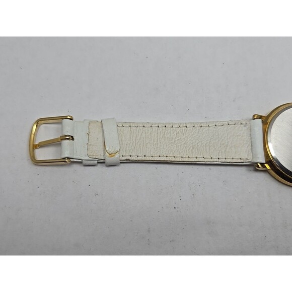 Womens Vintage Becora Gold Tone Watch Floating Rhinestones Crystals New Battery - Picture 9 of 11